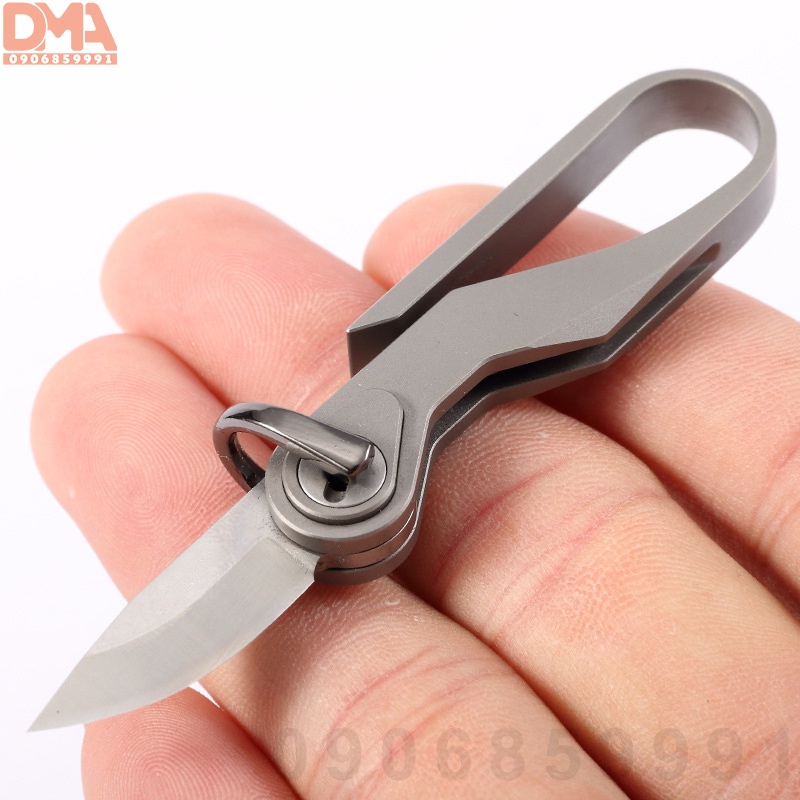 Phụ kiện dã ngoại,dụng cụ phượt dao EDC Titanium (M390-01)