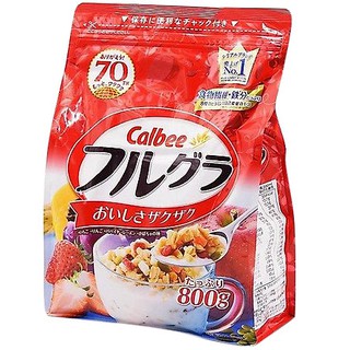 Ngũ cốc calbee màu đỏ 800g