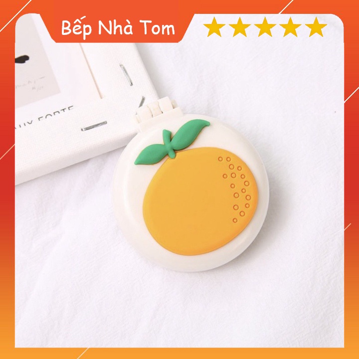 [HOT] Gương Mini Cầm Tay, Họa Tiết Dễ Thương, Xinh Xắn Kèm Lược Chải Đầu Và Massage, Có Thể Gấp Gọn Bỏ Túi Tiện Dụng