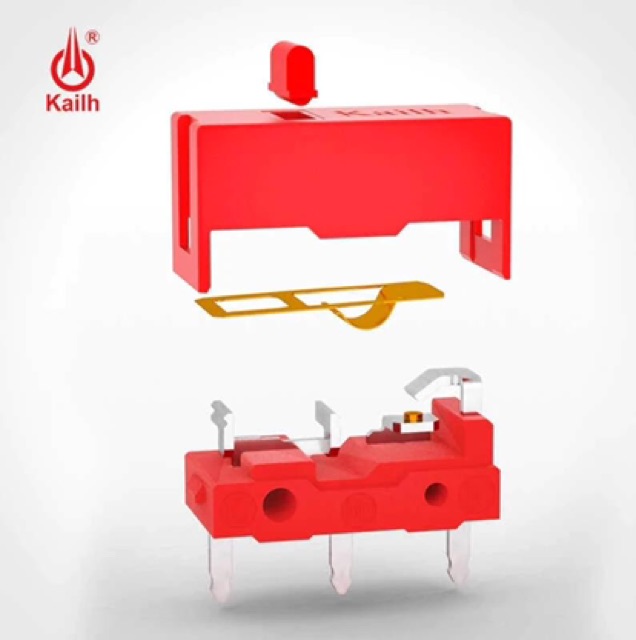 Switch chuột Kailh GM Red cao cấp 60 triệu lượt click - Tiếp điểm mạ vàng 24K | WebRaoVat - webraovat.net.vn