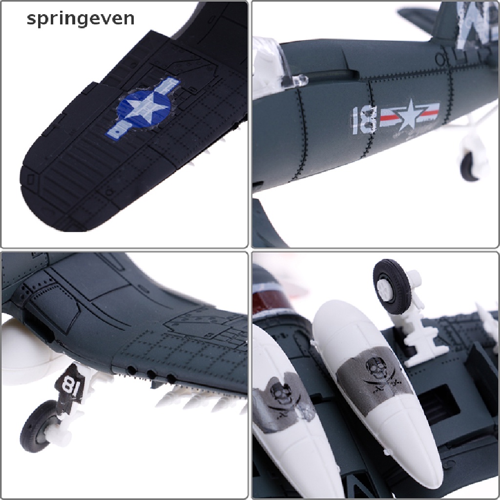 springeven 1/48 Scale assemble fighter model toys flanker combat aircraft diecast war-II RFT