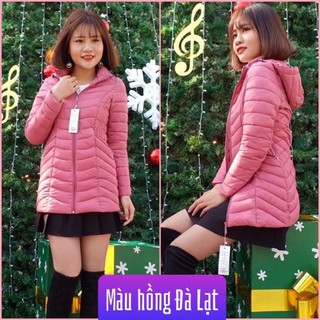 áo phao dáng dài nữ