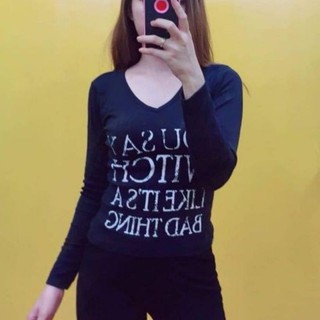 Áo tay dài in