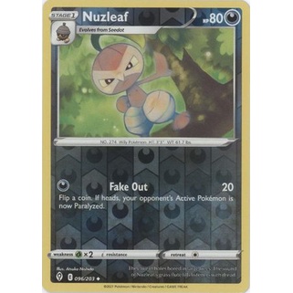 Thẻ Bài Pokemon Nuzleaf - 96/203 - Uncommon Reverse Holo