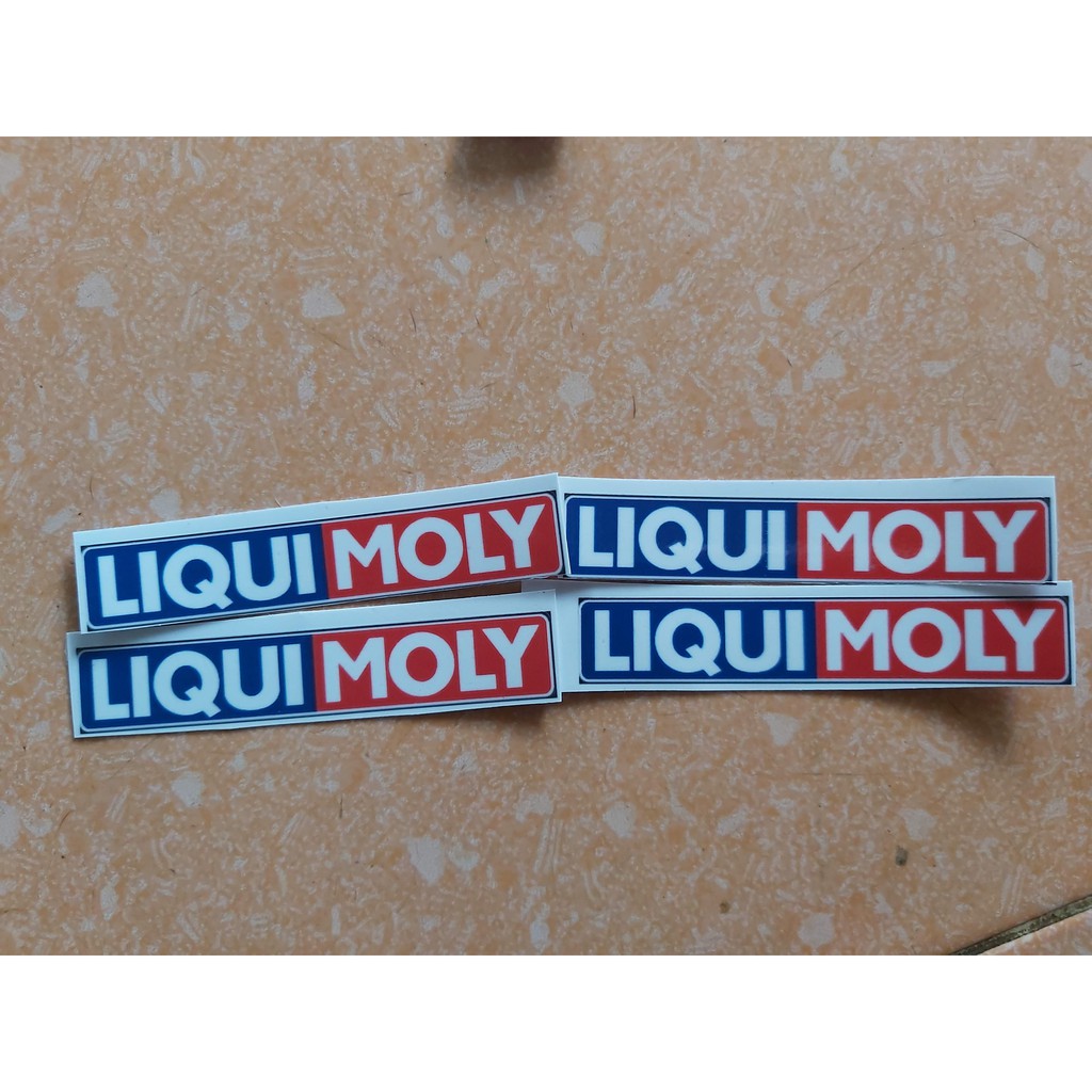 Tem Sticker LiQui Moly Dài Dán Xe Giá Rẻ