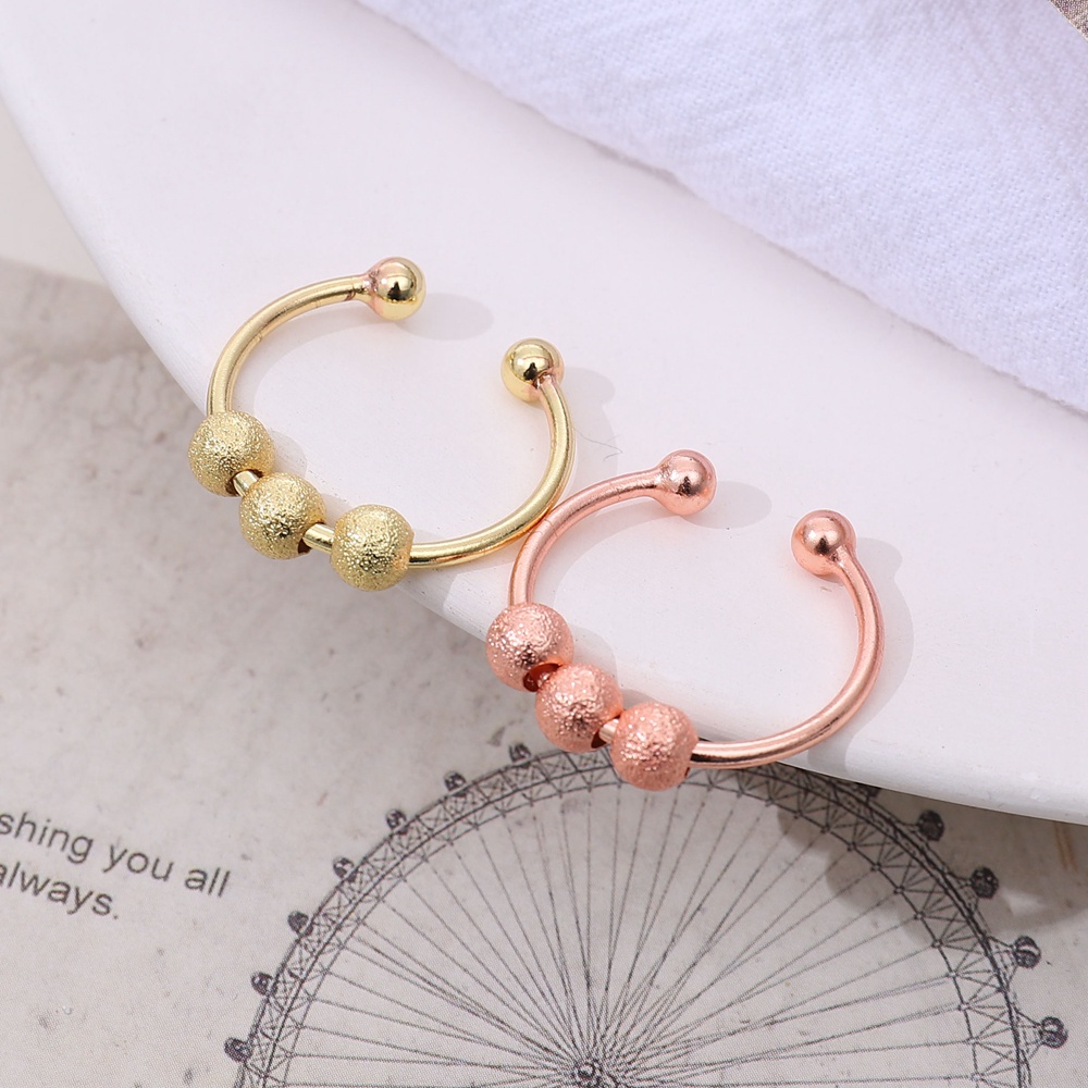 Nhẫn Hở Đính Hạt May Mắn Qipin Có Thể Điều Chỉnh Giảm Căng Thẳng