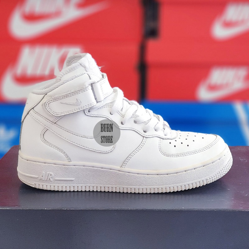 Giày Nike Air Force I mid trắng, chính hãng Size 35 tới 46