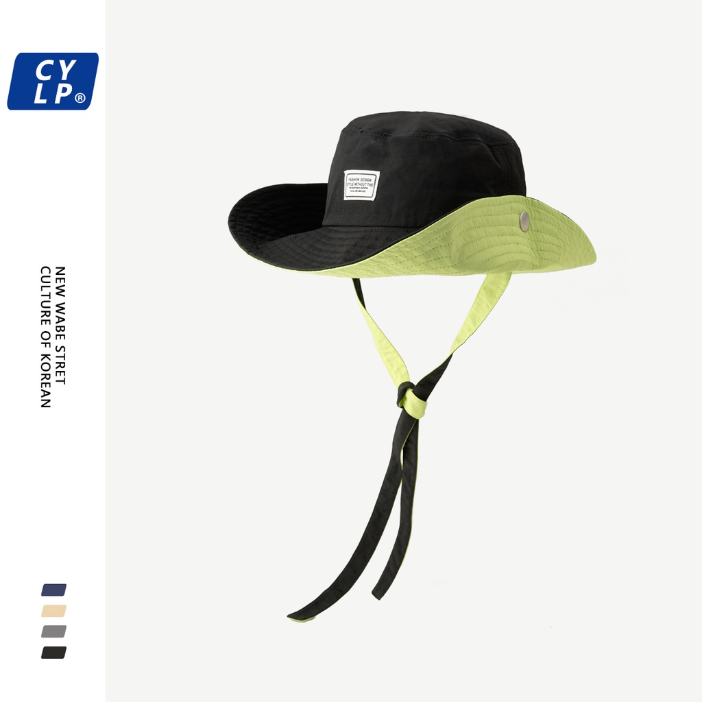 Nón Tai Bèo Vành Rộng In Chữ Phong Cách Hàn Quốc Thời Trang Mùa Hè Cho Nữ