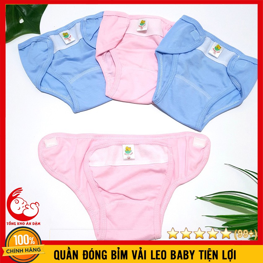 [Mã SKAMLTSM9 giảm 10% đơn 99K] Quần Đóng Bỉm Vải Cho Bé Baby Leo