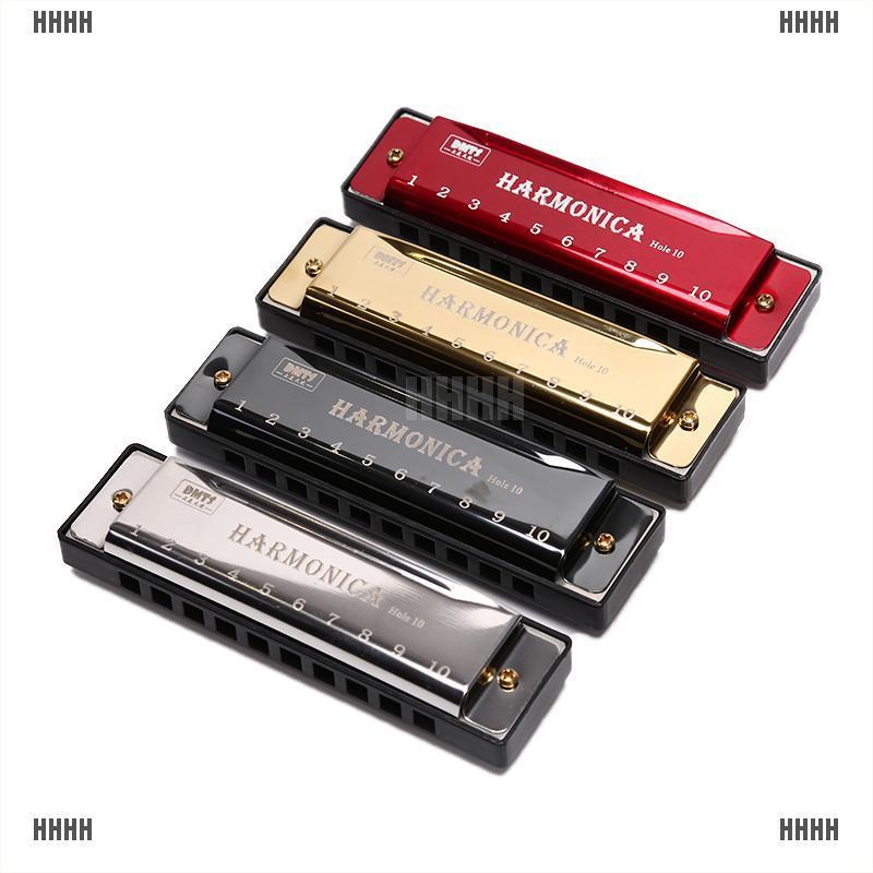 Kèn Harmonica 10 Lỗ Dành Cho Người Mới Bắt Đầu Học