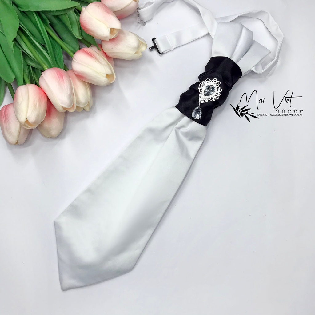 Cà vạt bản to, cà vạt nam bản rộng 10cm phong cách hong kong