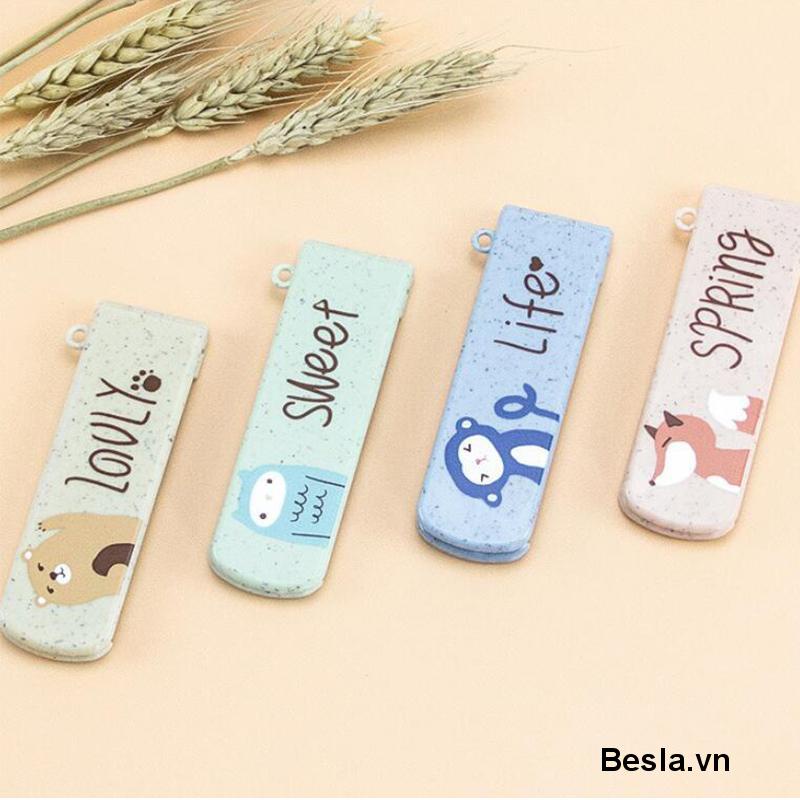 🌈Lược Mini kèm gương tiện lợi