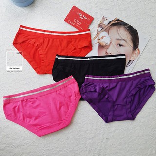 Quần lót cotton siêu yêu combo 5 cái đủ màu 238603