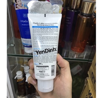 KEM RỬA MẶT DƯỠNG ẨM HADA LABO 80g