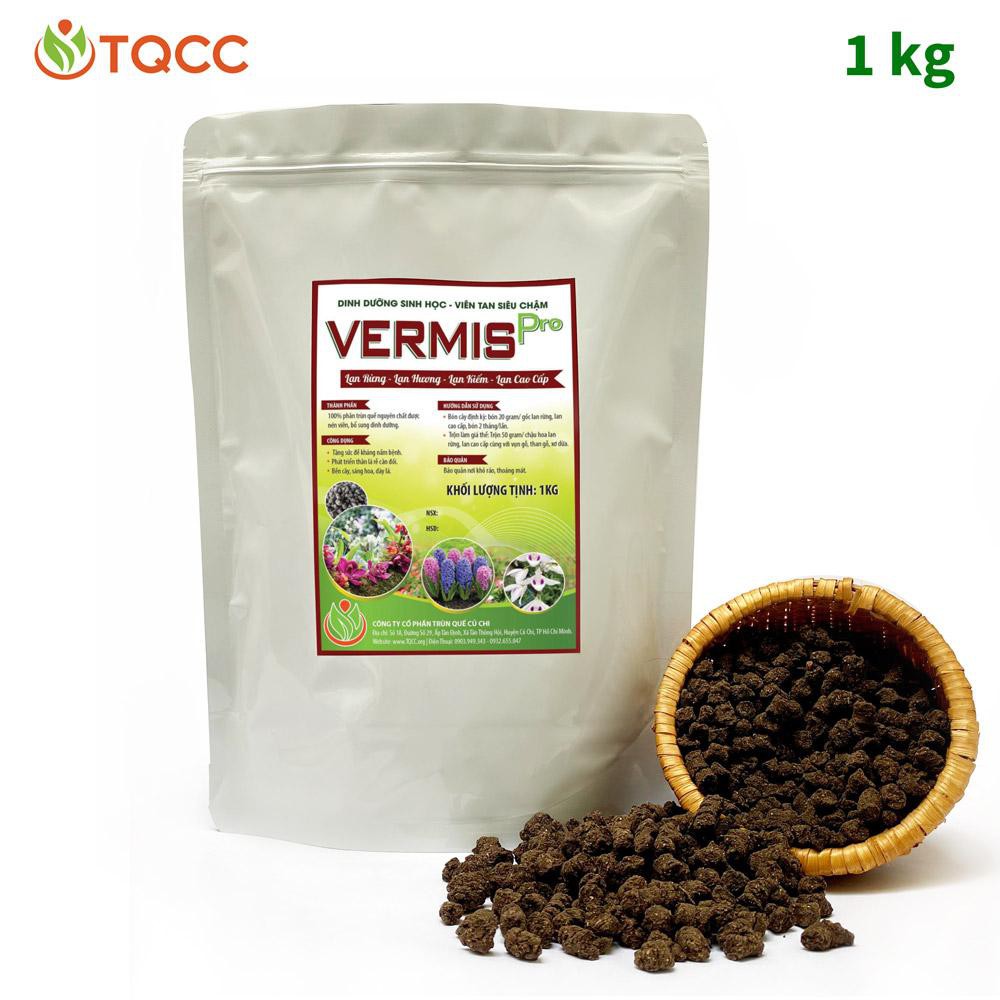 Phân trùn quế tan siêu chậm Vermis-Pro gói 1kg
