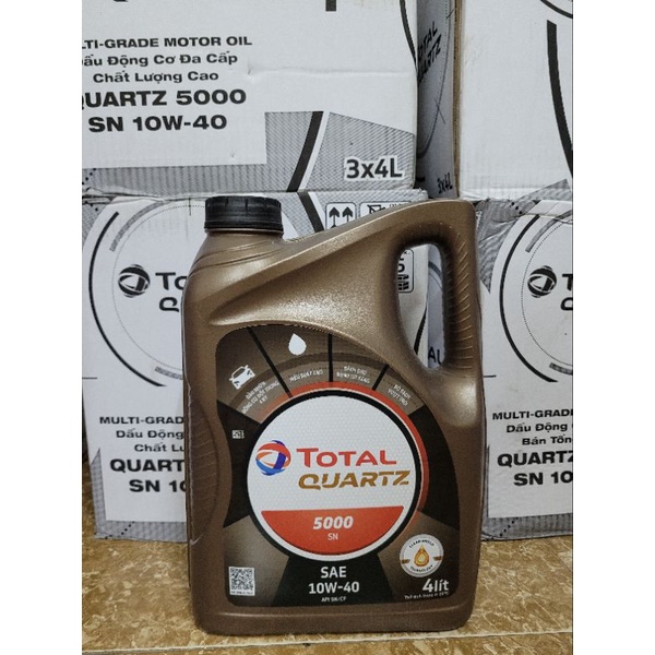 Dầu nhớt Quartz 5000 10w40 4 lít