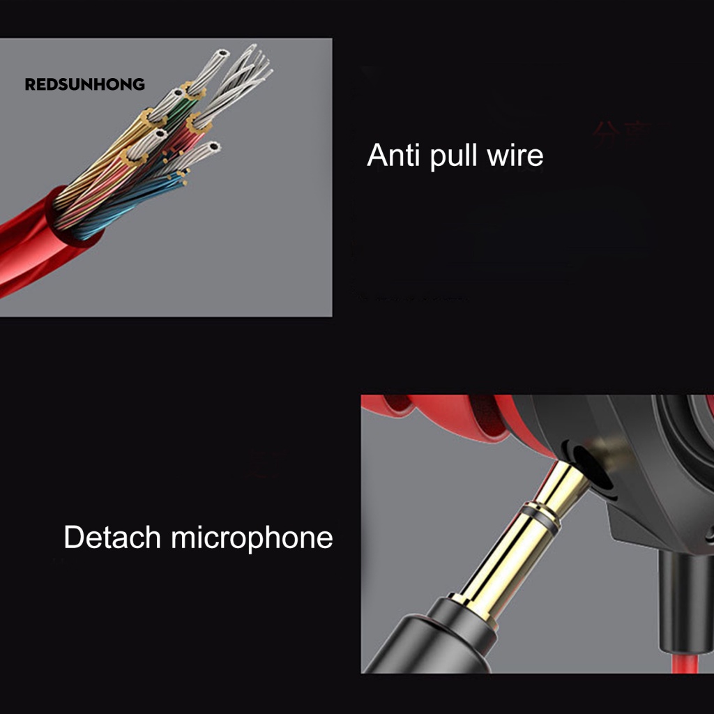 Tai Nghe Nhét Tai RSH.z 3.5mm Giảm Tiếng Ồn Thông Minh Phong Cách Thể Thao