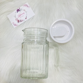 Bình quai thủy tinh miệng rót 500ml sọc deli