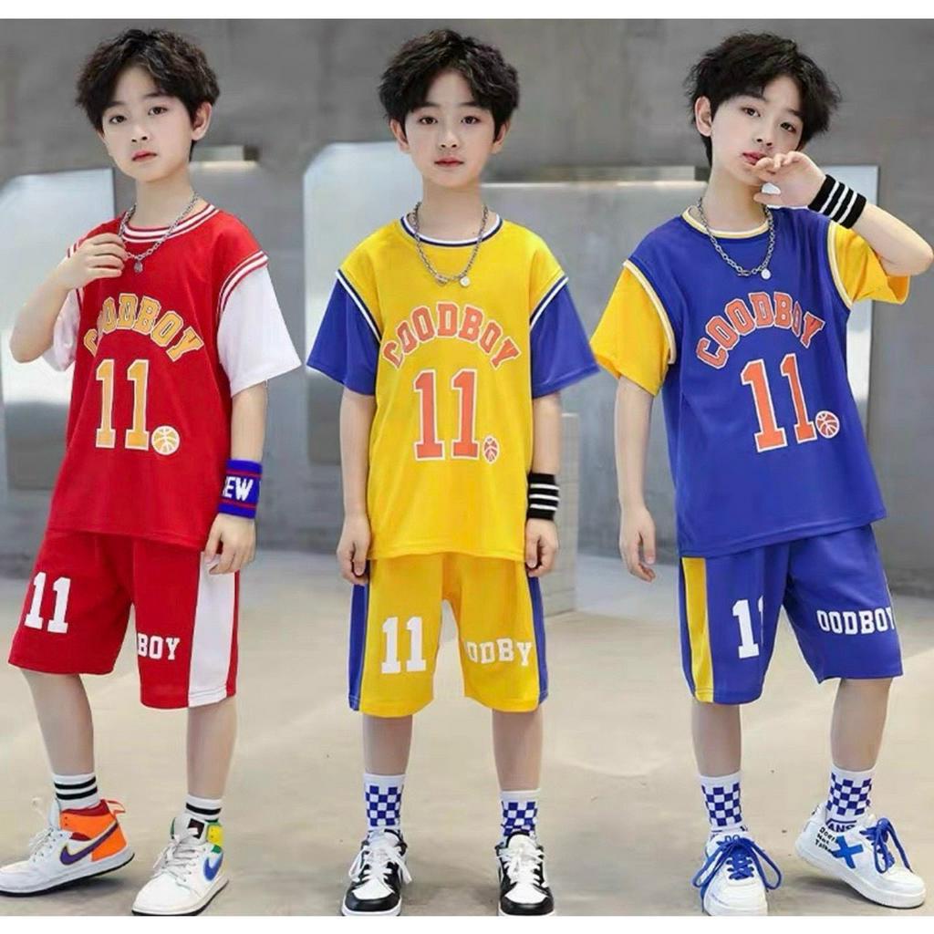 16-28kg bộ cotton thông hơi bóng chày cho bé trai