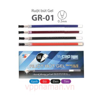 Combo 10 ruột  bút gel/bút chữ A TL ngòi 0.5mm