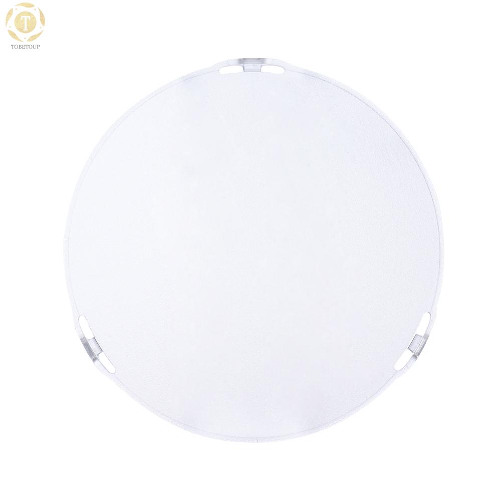 Shipped within 12 hours】 Photo Studio Portable 18.5cm Frosted-Surface Diffuser Plate for Bowens Mount 7" Standard Reflector Lamp Shade Diffuser Plate [TO]