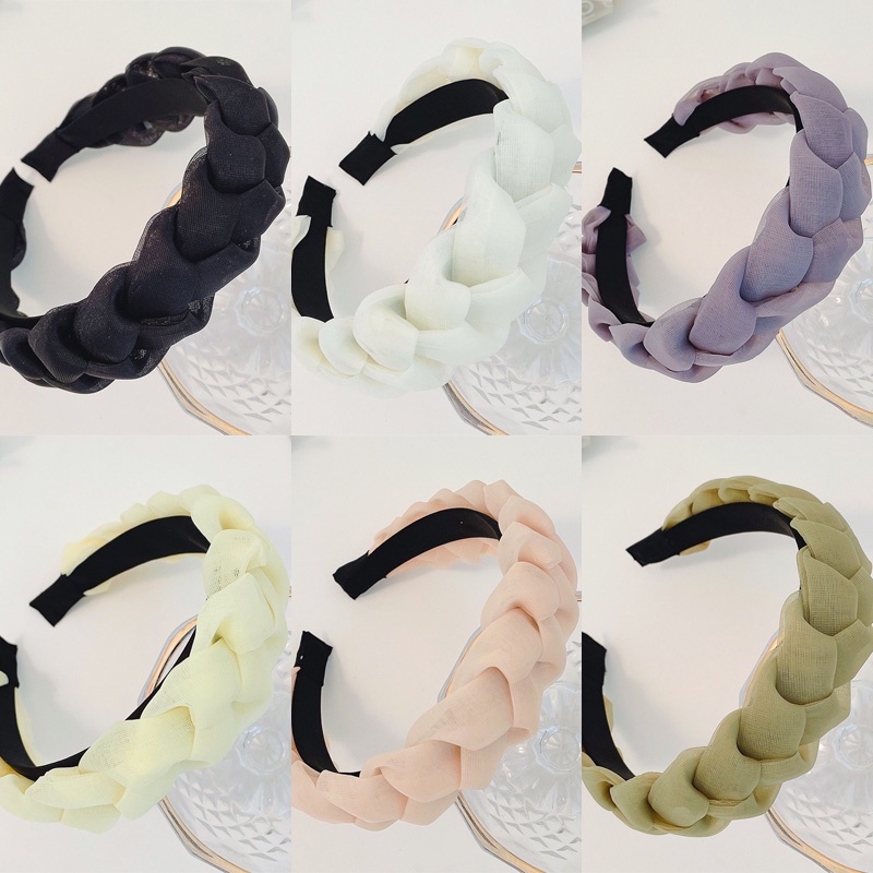 Băng Đô Vải Bản Rộng Phong Cách Hàn Quốc Thời Trang Dành Cho Nữ