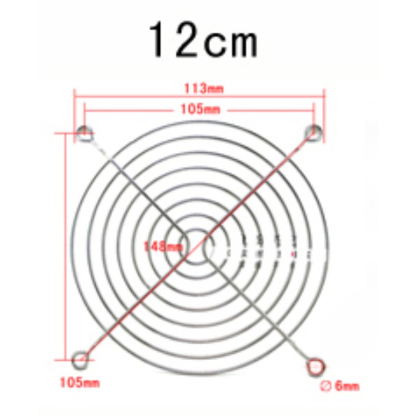 LƯỚI KIM LOẠI, LƯỚI BẢO VỆ QUẠT MÁY TÍNH KÍCH THƯỚC 6CM 7CM 8CM 9CM 12CM 15CM 17CM 18CM 20CM