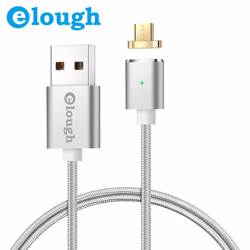 Cáp Sạc Từ MicroUSB Android Hít Nam Châm Elough