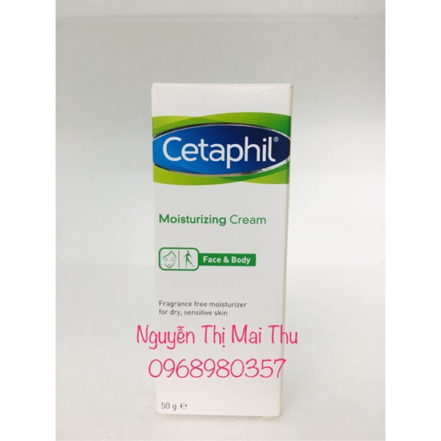 Kem dưỡng ẩm CETAPHIL MOISTURIZING CREAM 50g