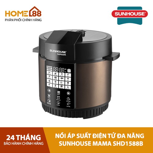 Nồi áp suất điện tử đa năng Sunhouse Mama SHD1588B chính hãng giá tốt