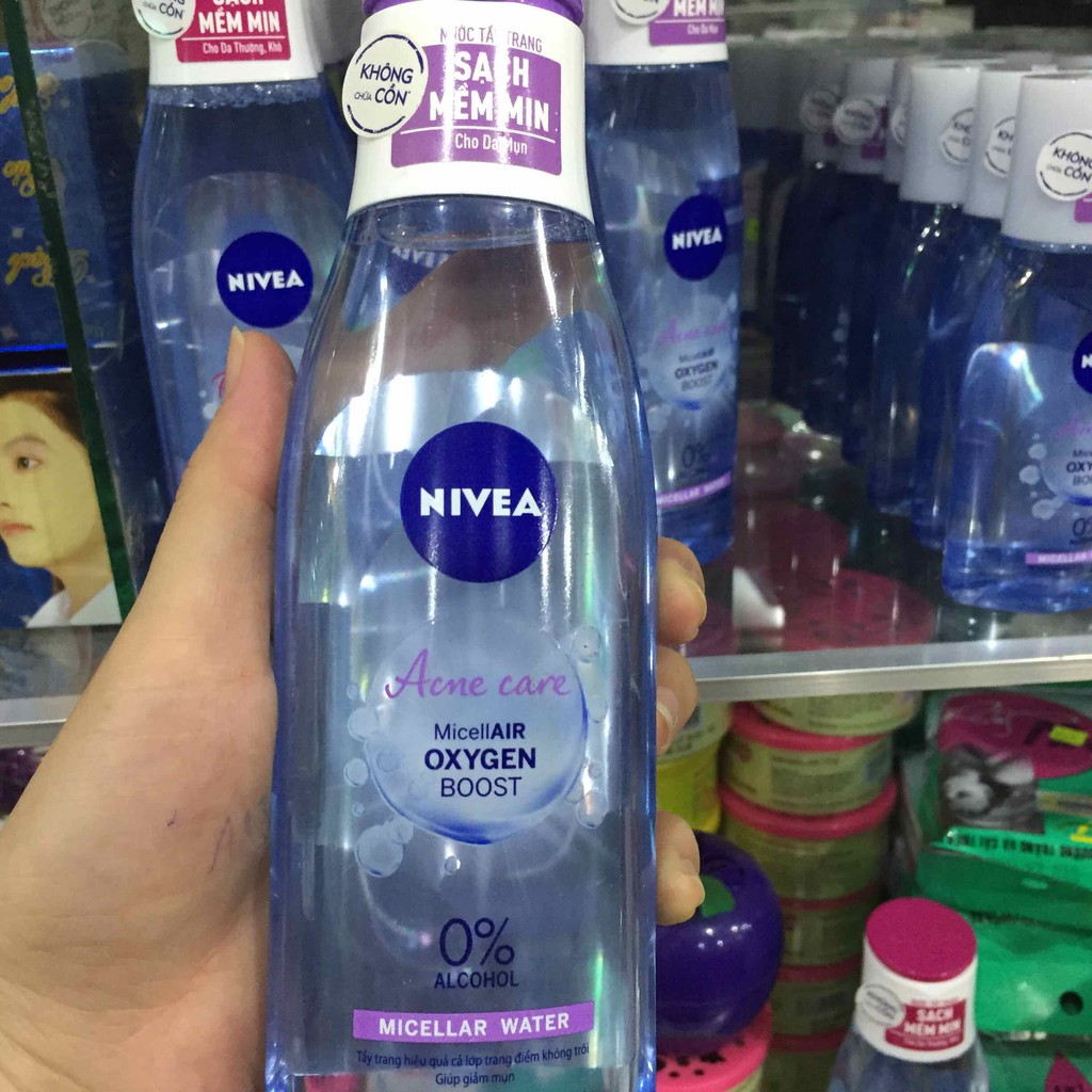 Nước tẩy trang Nivea Acne Care Make Up Clear Micellar Water 200ml