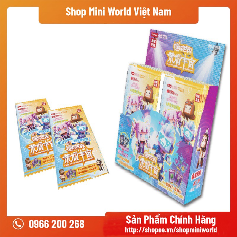 Bộ Sưu Tập Thẻ Bài Mini World SS8 [Trọn Bộ Gồm 20 Gói, 120 Thẻ Bài]