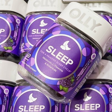 Kẹo dẻo hỗ trợ giấc ngủ Olly Sleep 50 Gummies – Blackberry Zen