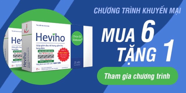 Siro Heviho 100ml và Viên uống Heviho - Hộp 20 viên