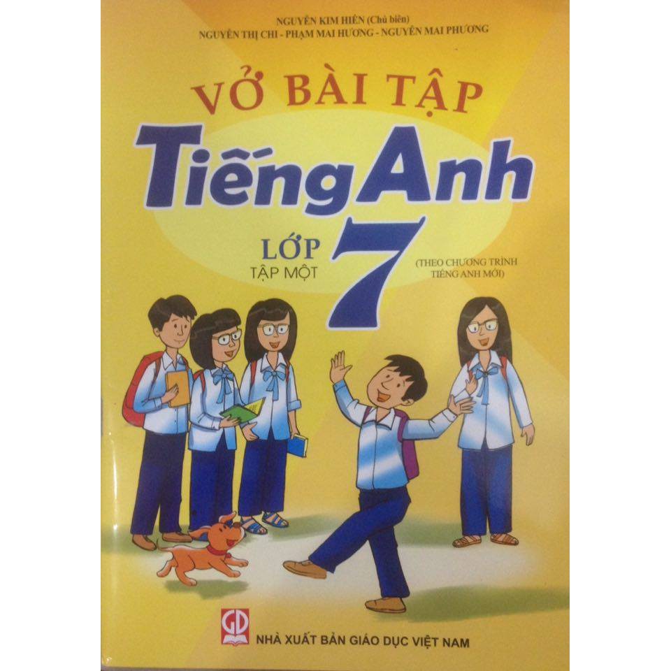 Sách - Vở bài tập Tiếng Anh lớp 7 tập 1+2 (trọn bộ theo chương trình mới)