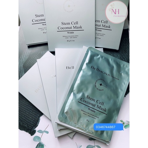 Mặt nạ tế bào gốc Bellmona - Stem Cell Coconut Mask
