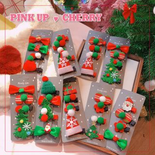 SET 4 CÁI KẸP NOEL GIÁNG SINH CHO BÉ HOT