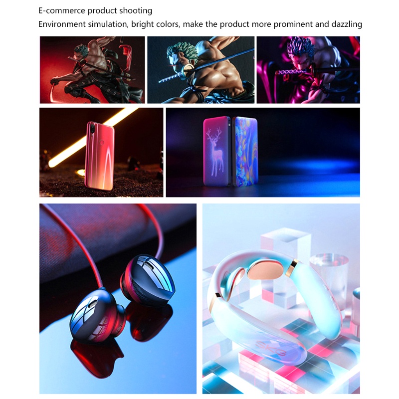 Bộ Đèn LED zzz RGB 2500-8500K Dùng Quay Video Có Điều Khiển Từ Xa