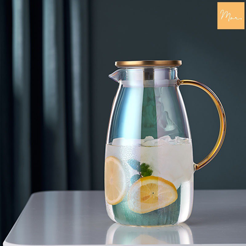 Bình nước thủy tinh chịu nhiệt - 1.8L