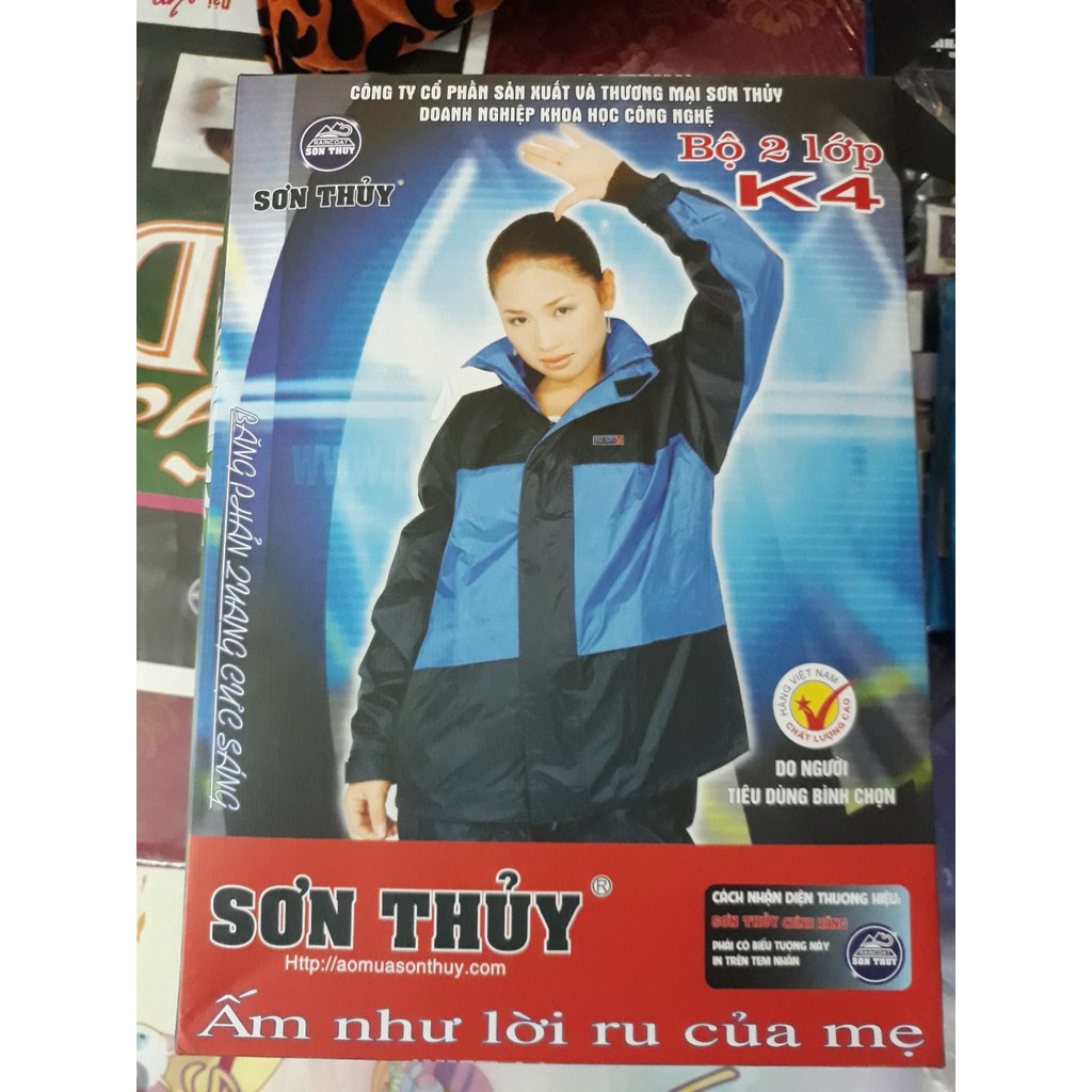 ÁO MƯA BỘ SƠN THỦY K4