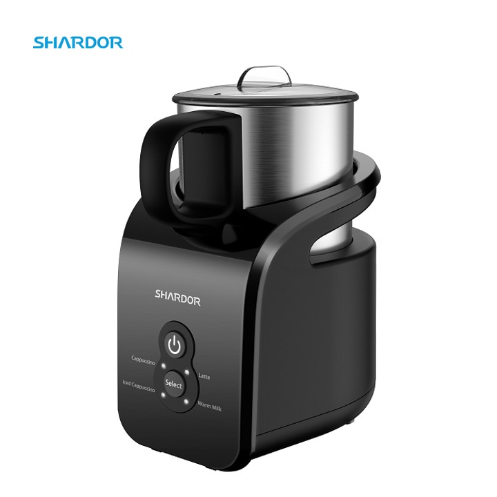 Máy tạo bọt sữa cà phê cappuccino chuyên nghiệp Shardor CJ710B, công suất 650W, dung tích 300ml