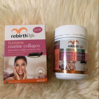 Viên uống đẹp da Rebirth Marine Collagen - 60 viên