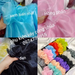 Vải voan kính nhũ loại đẹp