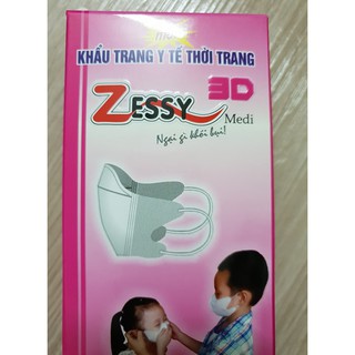 Khẩu trang y tế thời trang Zessy trẻ em hộp 6 chiếc