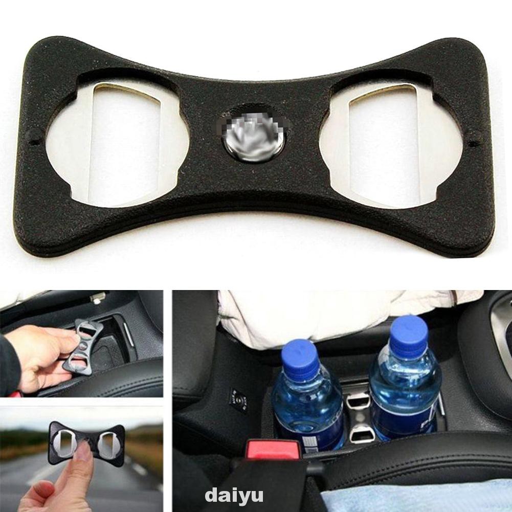 Eco-friendly ABS Multi-functional Durable Stainless Steel Cup Holder Divider Safety Buckle Bottle Opener