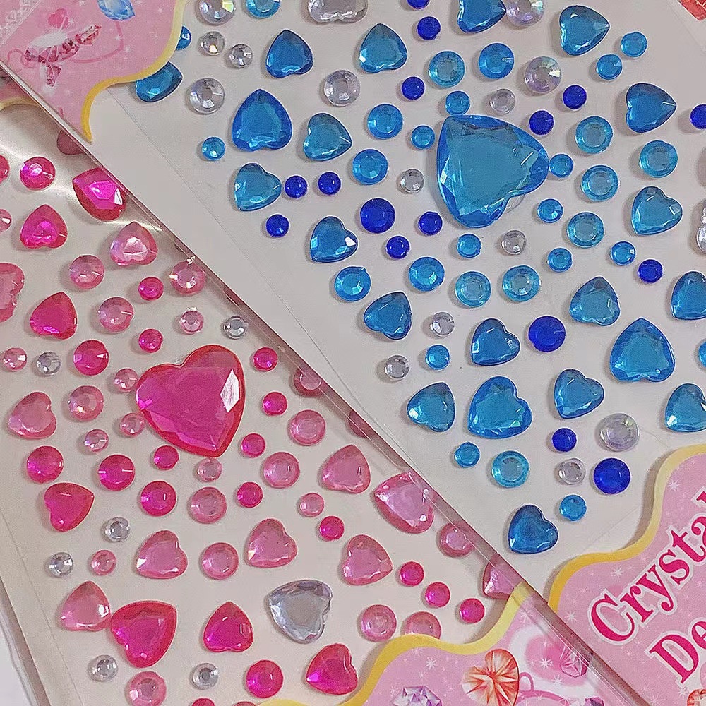 Sticker Đính Đá 3D Crystal Deco Dán Trang Trí Đáng Yêu
