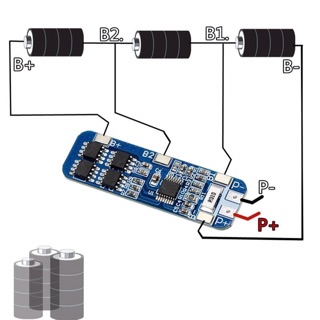 Mạch sạc cân bằng pin 3s 10A