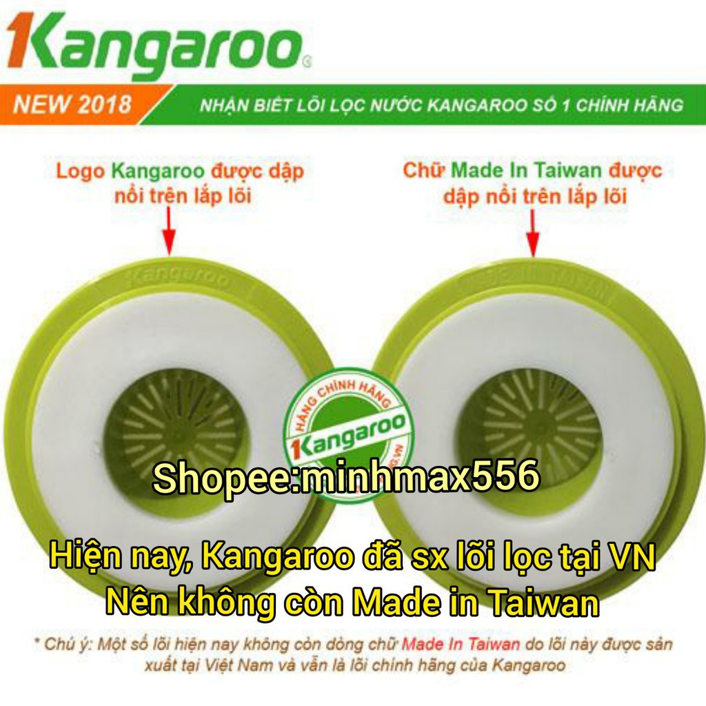 [GIÁ HỦY DIỆT] Bộ Lõi Lọc KANGAROO SỐ 1-2-3 Chính Hãng | Lõi lọc nước Kangaroo Chính Hãng Too Simple