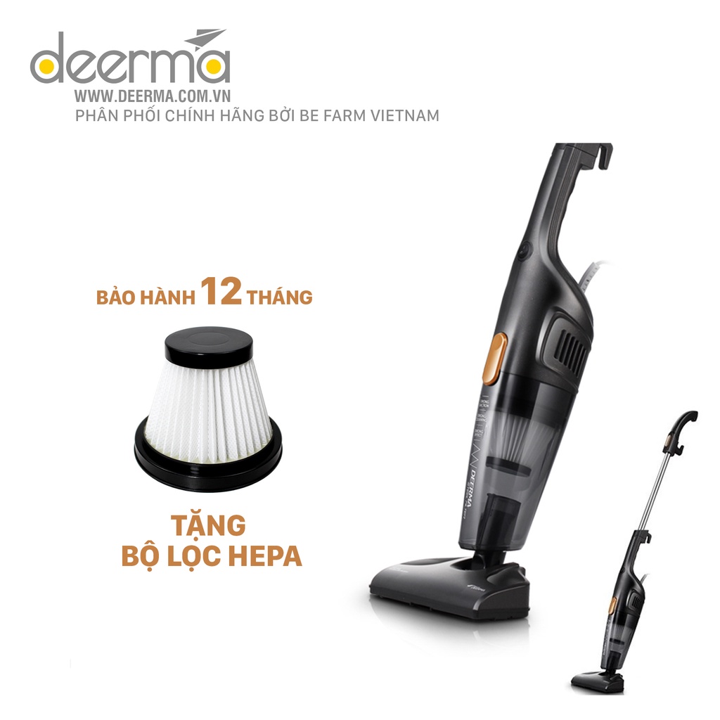 [Mã ELHA03 giảm 5% đơn 300K] Máy hút bụi cầm tay Deerma DEM-DX115C 400W (Black)