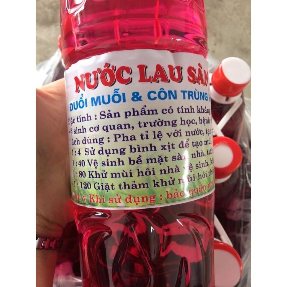 Nước lau sàn chống muỗi và côn trùng dùng trong bệnh viện chai 1,5 lít